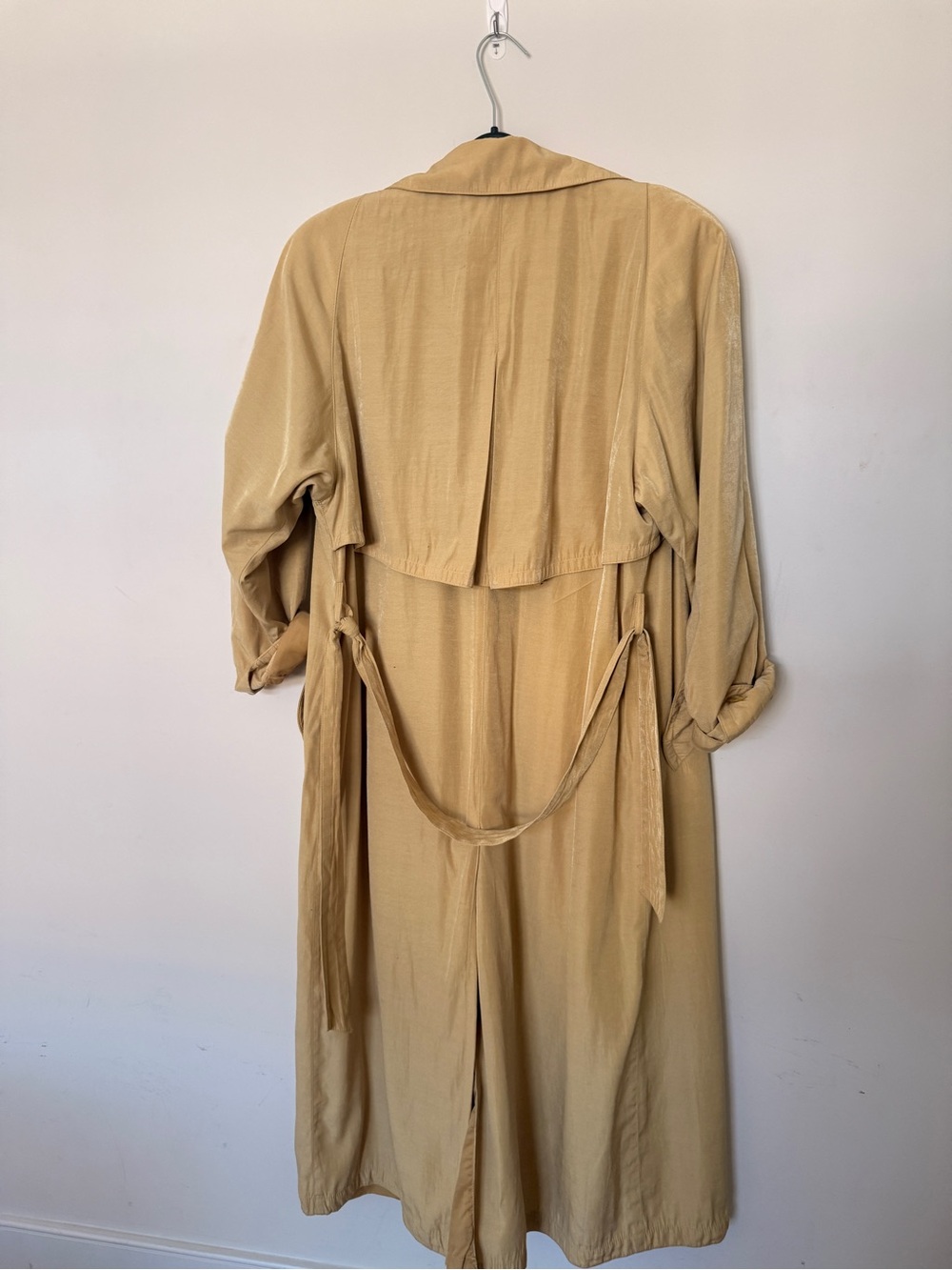 Lightweight pale gold vintage Trench Coat